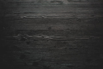 Total black wooden textured background, horizontal banner. - 329575721