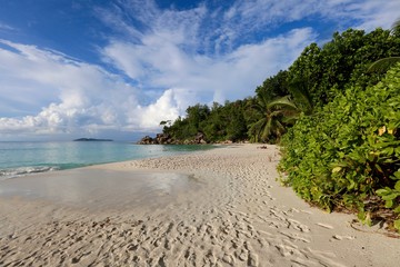 plage de Praslin, Seychelles