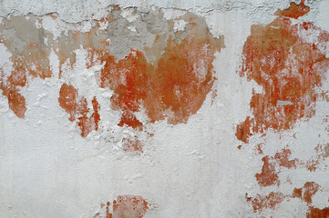 Old whitewashed wall