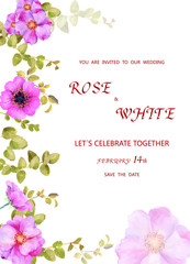 wedding invitation poster