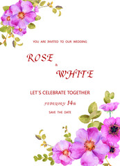 wedding invitation poster