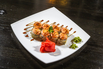 beautifully designed food on a plate Board