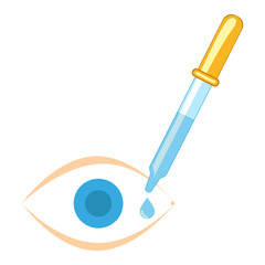 Eye drops, medicine. Ophthalmology.
