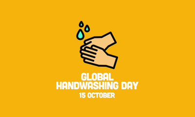 Global Handwashing Day 15 October Poster