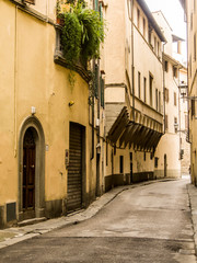 Italia, Toscana, Firenze, un vicolo del centro storico.