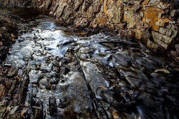 Fototapeta na wymiar long exposure waterfall