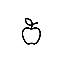 Vector illustration, apple icon design