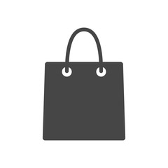 Shopping bag icon. Flat Vector illustration isolated on white background.