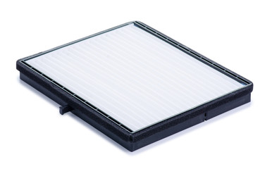 Cabin air filter auto on white background isolation