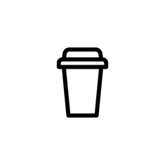 Vector illustration, paper cup coffee icon design