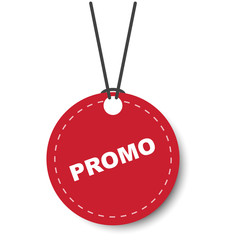 red vector banner promo