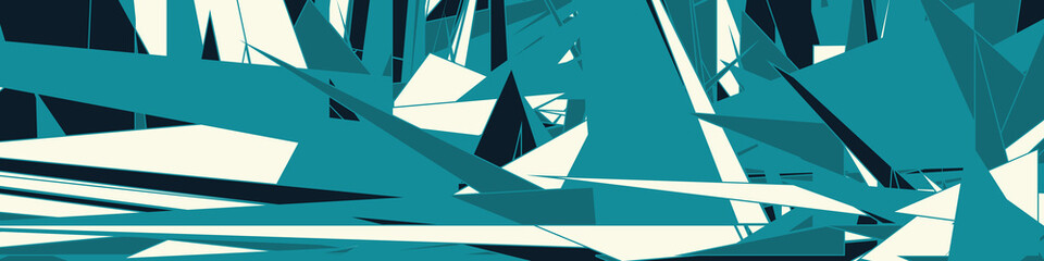 Abstract Random Color Poligones Generative Art background illustration