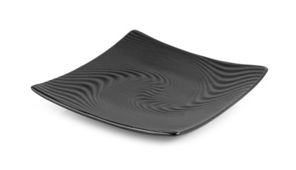 empty plate isolated on white background