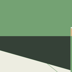 Obraz premium Abstract Random Color Poligones Generative Art background illustration