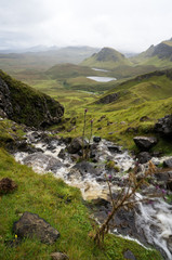 Hiking the Quiraing on the Isle of Skye, Scotland