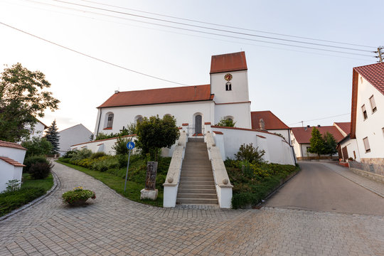 Saint Martin Church in Daiting, Bavaria, Germany
