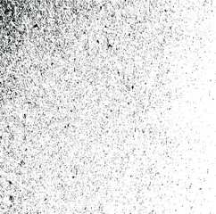 Abstract vector noise vanishing. Subtle grunge texture overlay with fine particles isolated on a white background. EPS10.