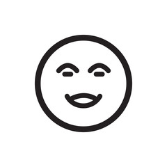 Fototapeta premium emotion icon in trendy flat style 