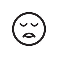 emotion icon in trendy flat style 