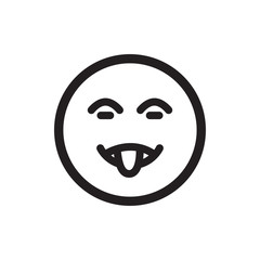 Fototapeta premium emotion icon in trendy flat style 