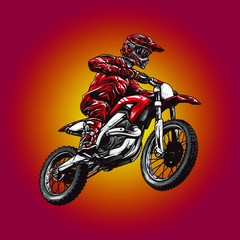 Motocross Illustration