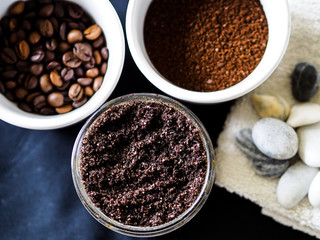 Coffee peeling home made