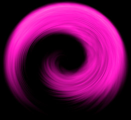 Abstract purple fractal in deep space background