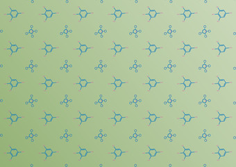 Abstract kid science pattern science pattern design vector background.