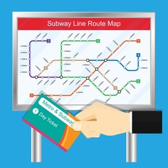 Subway Metro Bus Railway Ticket Pass Card RFID NFC Transport Passenger Gate 
