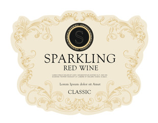 WINE LABEL ITALIAN FOOD AND DRINKS DECORATIVE STICKER FOR AMARONE, PROSECCO, CHIANTI, VALPOLICELLA,PRIMITIVE AND SPARKLING WINE