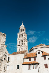 Fototapeta na wymiar Diocletian's Palace in Split, Croatia Old beautiful building, details. 