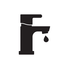 faucet icon in trendy flat style 