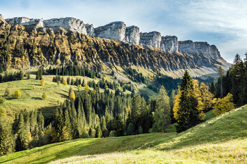 Die sieben Hengste, Emmentaler Alpen, Justistal, Eriz, Bern, Schweiz