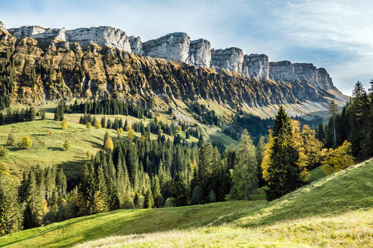 Die sieben Hengste, Emmentaler Alpen, Justistal, Eriz, Bern, Schweiz