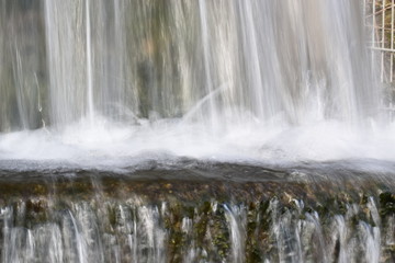 Fototapeta na wymiar waterfall on the river