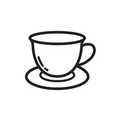 drink glass icon in trendy flat design
