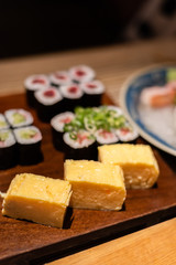 delicious japanese sushi