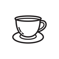 drink glass icon in trendy flat design