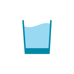 drink glass icon in trendy flat design
