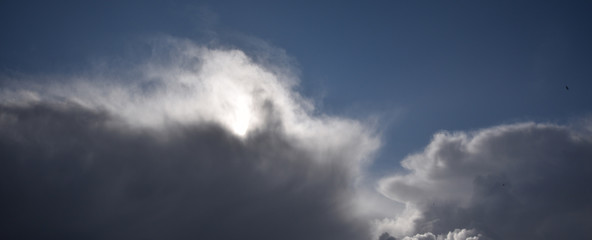 Gathering hail clouds Isle of Jura Scotland