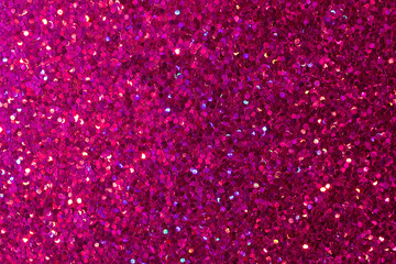 Macro abstract background of beautiful rose color glitter texture