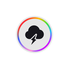 Thunder Storm -  Modern App Button