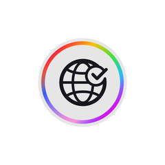 Verified Address -  Modern App Button