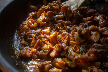 Risotto base with Black Sea raps and saffron