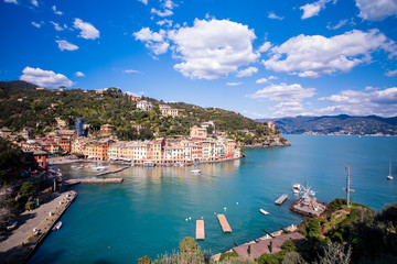 Fototapeta na wymiar Portofino bay, Italy.
