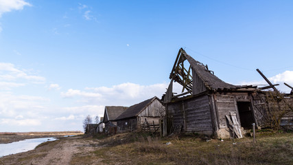 Wieś Jagłowo nad Biebrzą, Biebrzański Park Narodowy. Podlasie, Polska © podlaski49