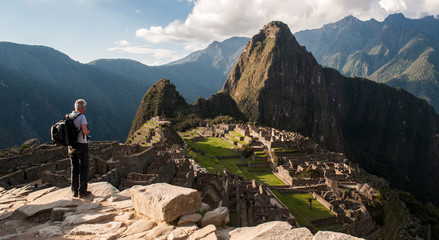 Machu Picchiu archaelogical site, Peru © forcdan