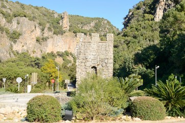 Roundabout  in Benahavis, Andalusia, Spain