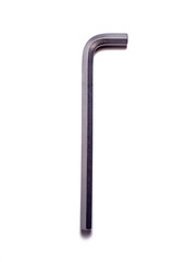 Hex wrench on a white background