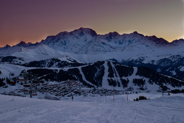 lever de soeil a la montagne